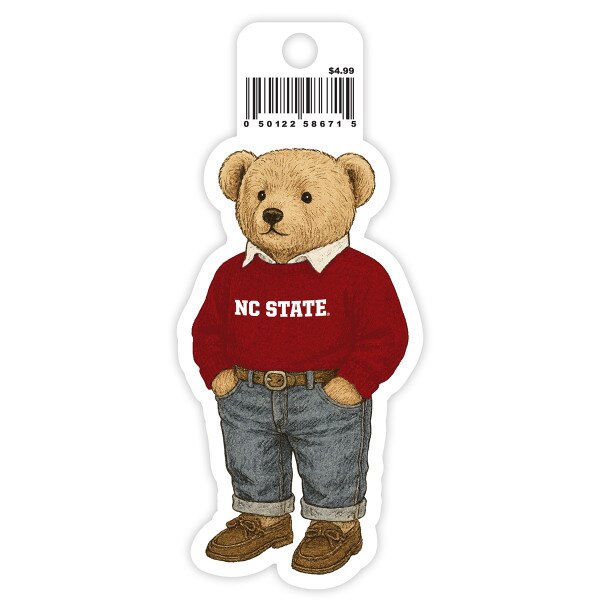 Bear Sticker NC State